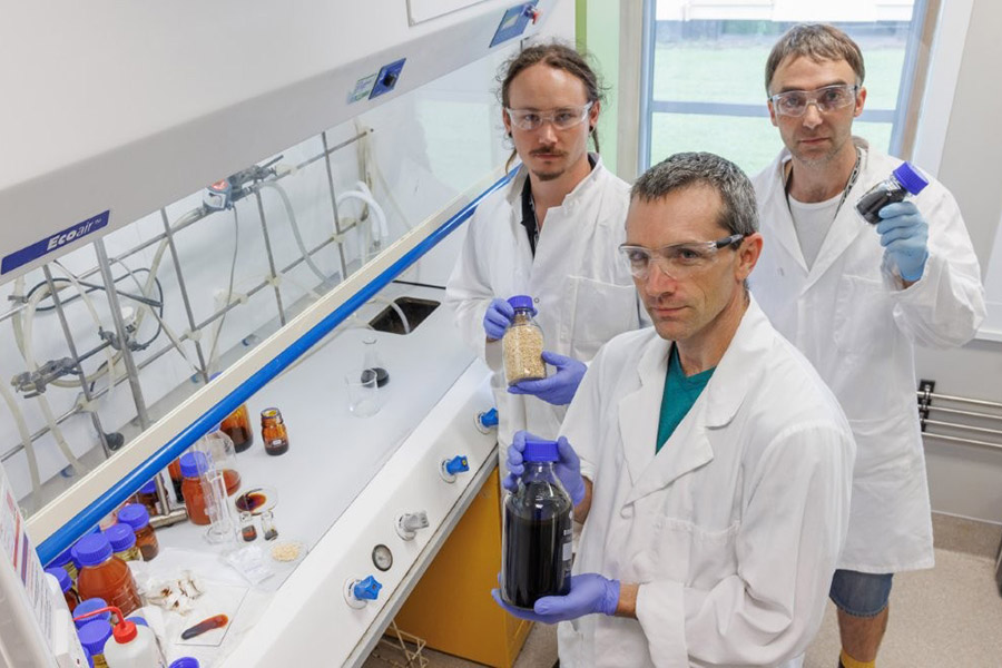 François-Xavier Collard with colleagues