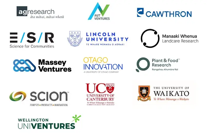 KiwiNet shareholder logos