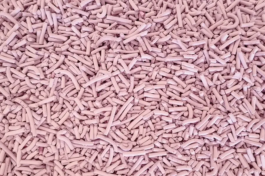 Captivate Technology's  sponge-like pellets.