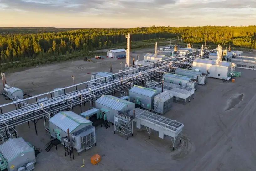 Tourmaline Oil Corp Banshee Gas Site